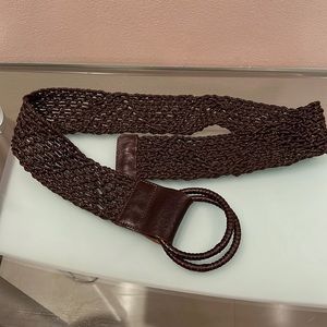 Theory leather handmade in Italy brown belt sz P/S